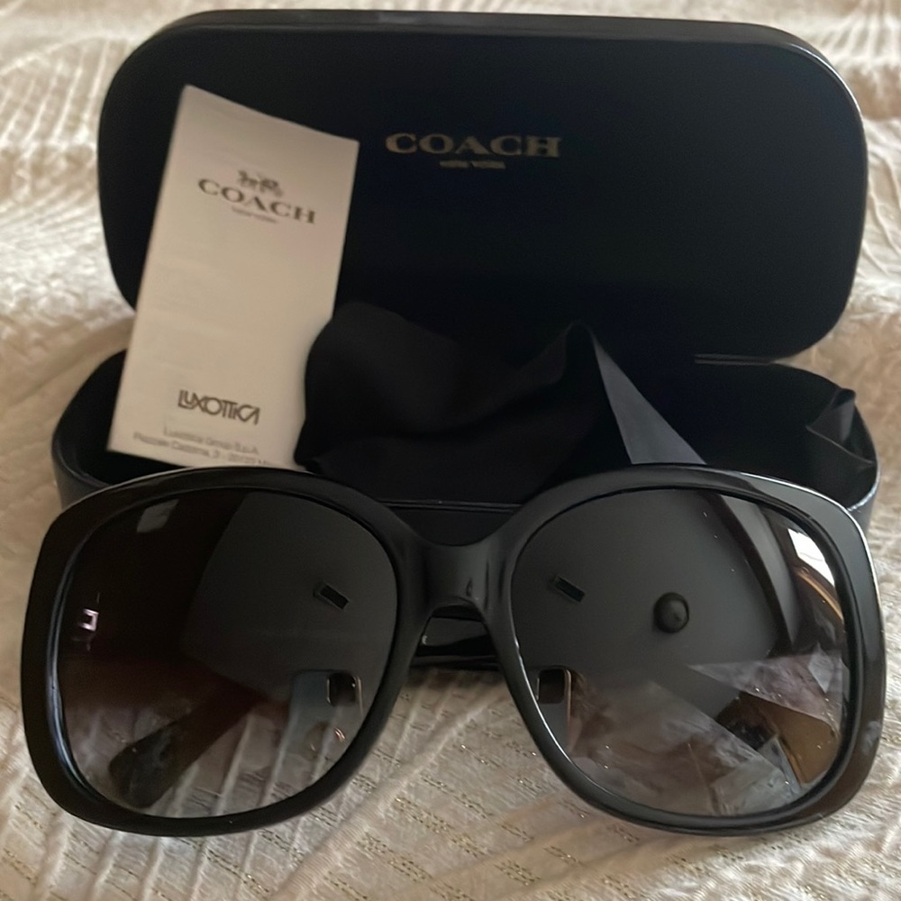 Coach sunglasses and case